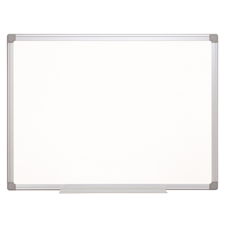Valkotaulu Q-CONNECT emali magneettinen 150x100cm - alumiinikehys ja kynäteline