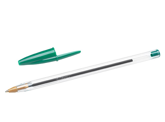Kuulakärkikynä Bic Cristal vihreä arkistokelpoinen - klassikkokynä
