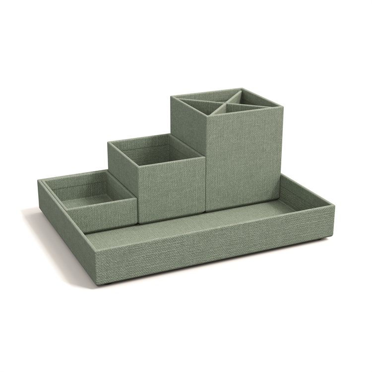 Säilytysrasiat Bigso Lena C16 vaaleanvihreä 4 kpl - FSC Mix -sertifioidusta kierrätysmateriaalista