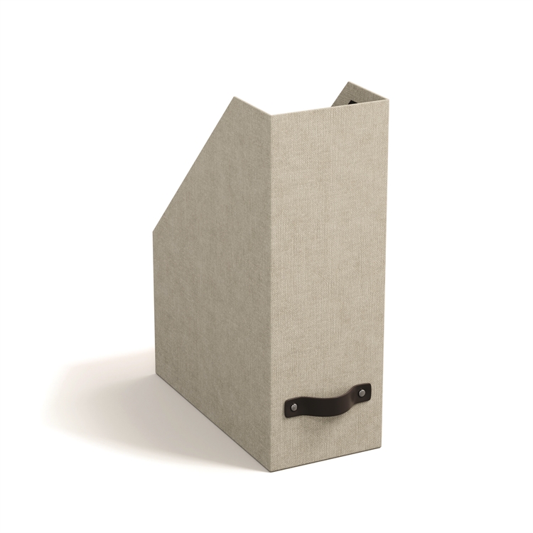 Lehtikotelo Bigso Estelle C55 pellava - FSC Mix -sertifioidusta kierrätysmateriaalista