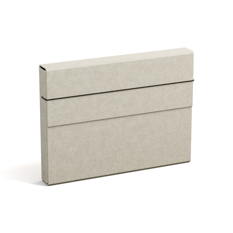 Asiakirjakansio Bigso Olof C55 pellava - FSC Mix -sertifioidusta kierrätysmateriaalista