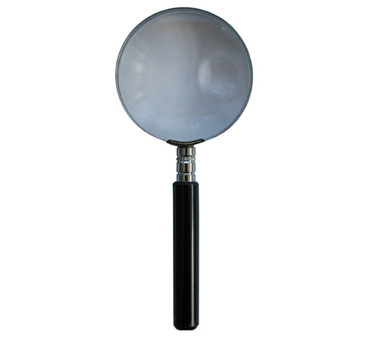 Suurennuslasi 75 mm - suurentaa 4- ja 6-kertaisena