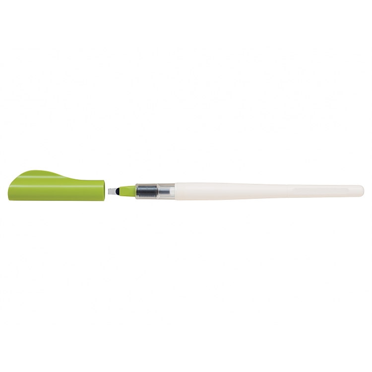 Kalligrafiakynä Pilot Parallel Pen 3.8mm vihreä - vahva väripigmentti tarttuu moneen materiaaliin