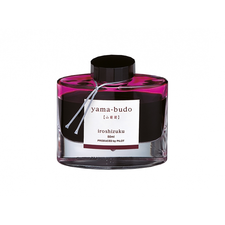 Muste Pilot Iroshizuku Yama-Budo 50 ml violet - erittäin laadukas pullomuste täyte- ja sulkakynille