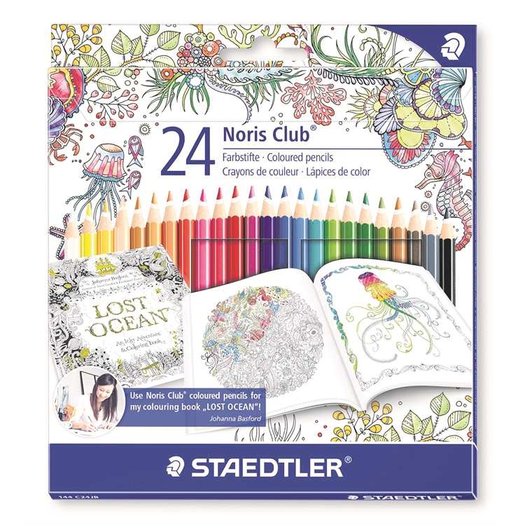 Värikynä Noris Club Johanna Basford värilajitelma /24