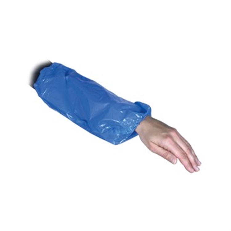 Hihansuoja Abena 40cm sininen LDPE-muovia 20my /100 - kertakäyttöinen