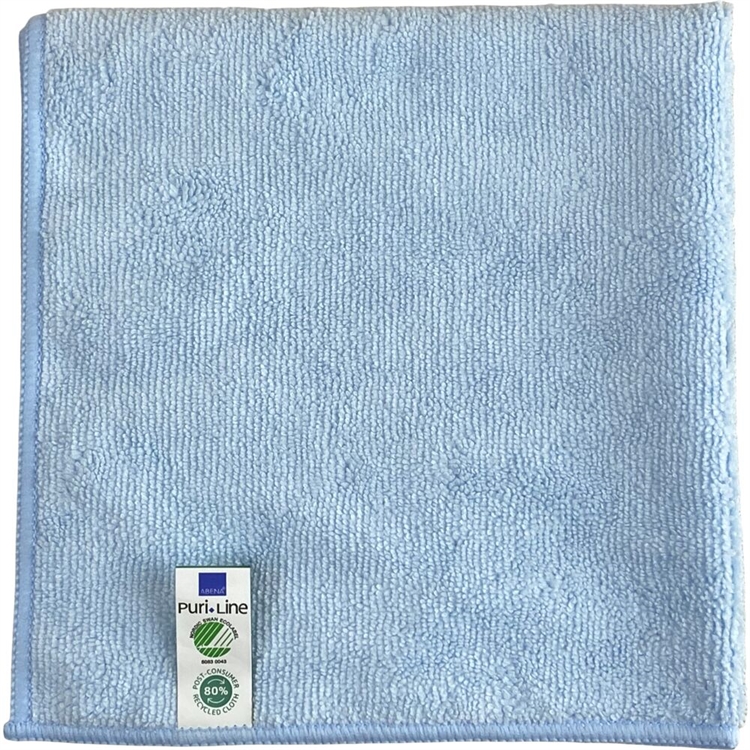 Mikrokuituliina Puri-Line Basic 32x32cm sininen /10 - hyvä imu- ja puhdistuskyky, Joutsenmerkki