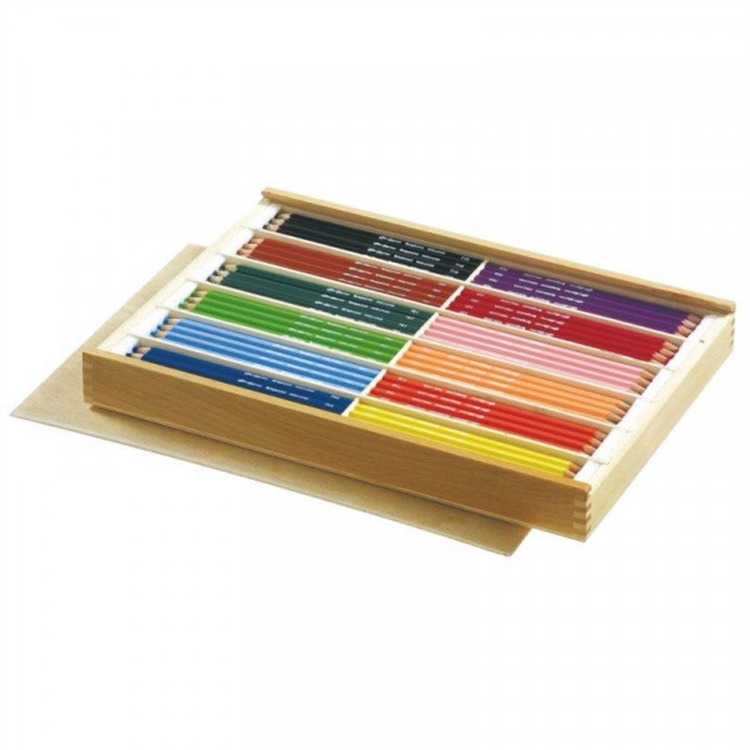 Värikynä Sakura Megacolor 12 x 12 värilajitelma - puuvärit penaalimaisessa puulaatikossa