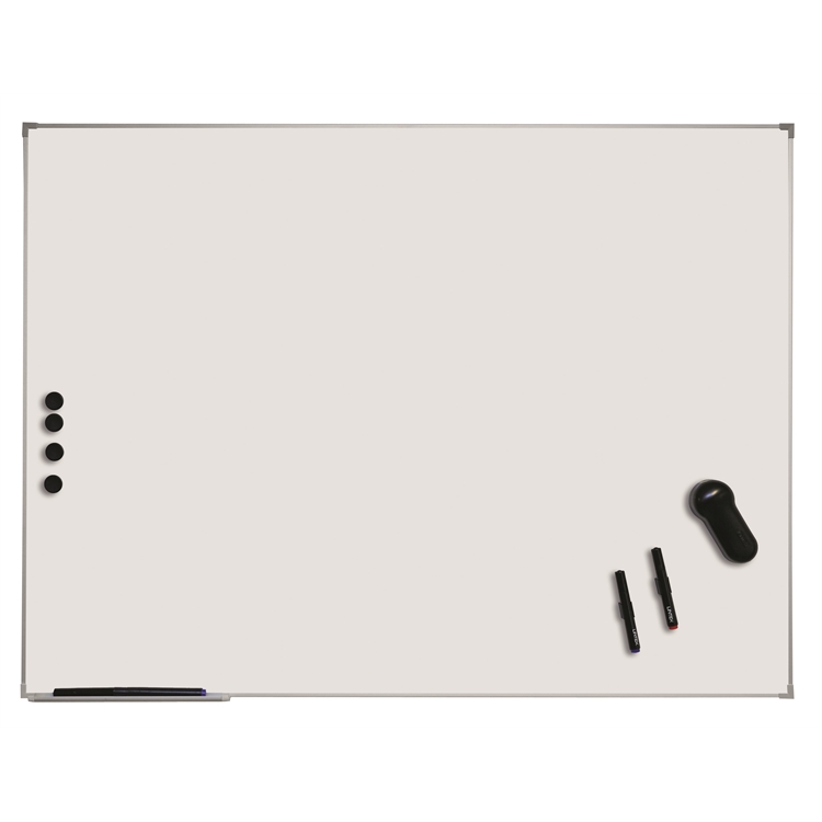 Valkotaulu Lintex Boarder teräsemali 905x605 mm - teräsemalipinnalla 30 vuoden takuu