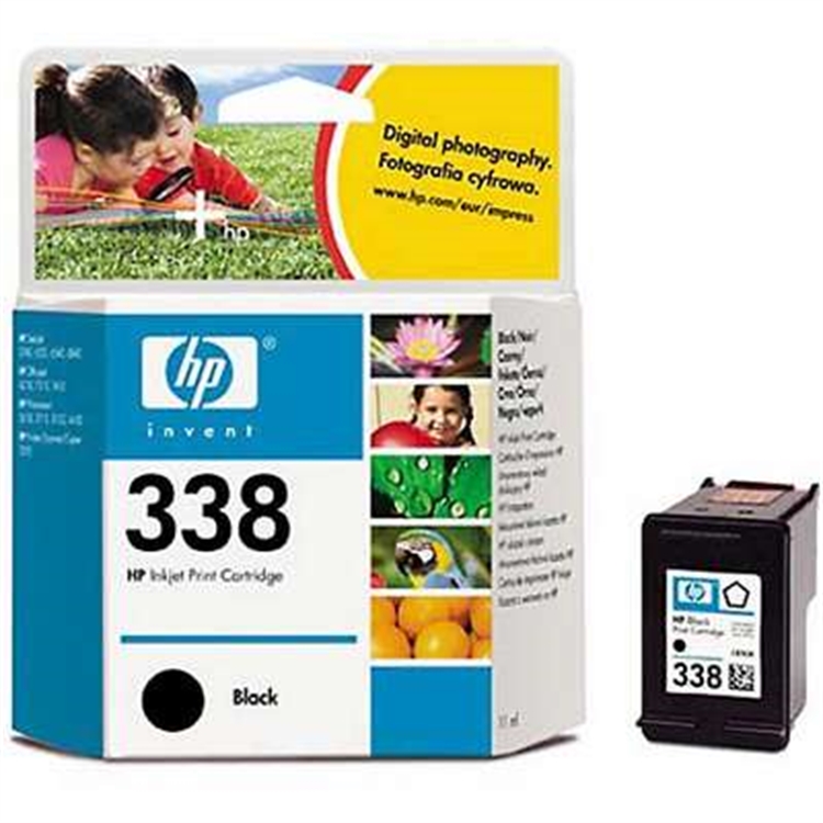 Värikasetti Mustesuihku HP 338/C8765EE Vivera mus