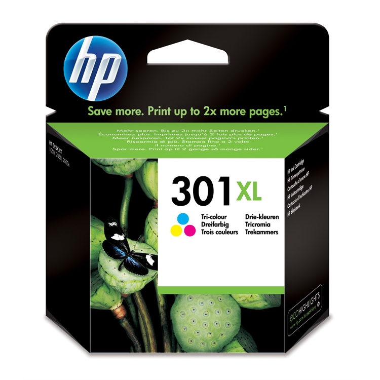 Värikasetti Mustesuihku HP CE301XL/CH564EE 3-väri DJ 1000