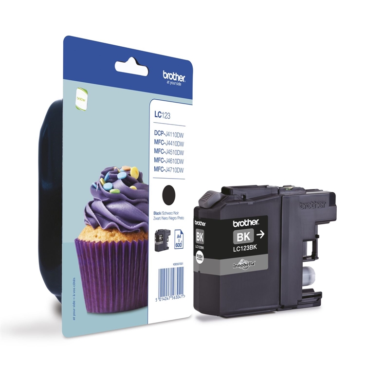 Värikasetti Inkjet Brother LC123BK musta