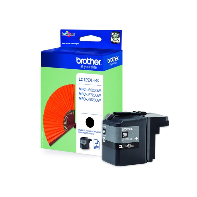 Värikasetti Inkjet Brother LC129XLBK musta