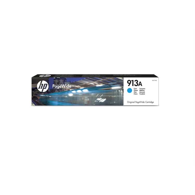 Värikasetti Inkjet HP 913A PageWide 352/377/452/477 sininen
