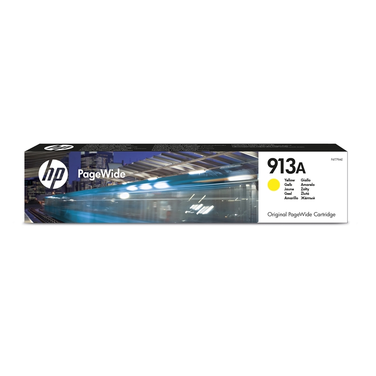 Värikasetti Inkjet HP 913A PageWide 352/377/452/477 keltaine