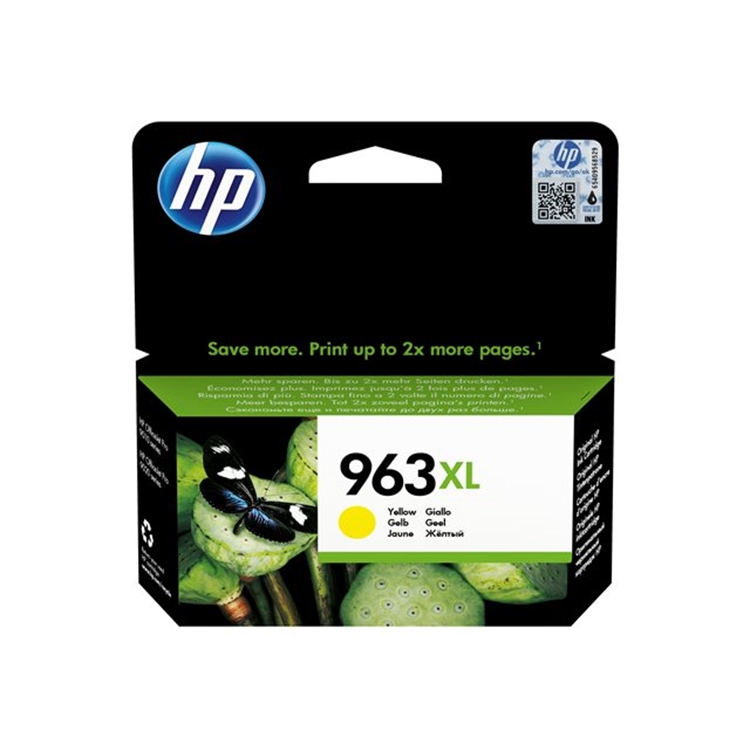 Värikasetti Inkjet HP 963XL / 3JA29AE keltainen