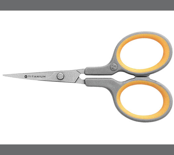 Ompelusakset Westcott Titanium 10 cm - oikea- ja vasenkätiselle, erittäin tarkkaan leikkaamiseen