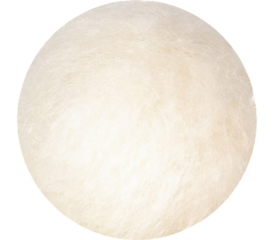 Huovutusvilla 1 kg luonnonvalkoinen