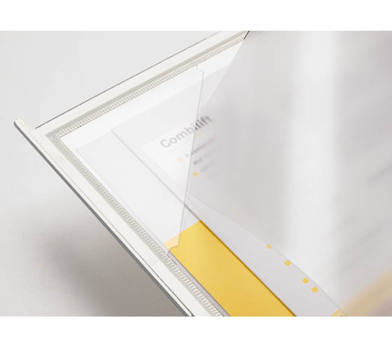 Pikahakutasku Probeco A4 PP valkoinen /10