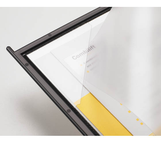 Pikahakutasku Probeco A4 PP musta /10