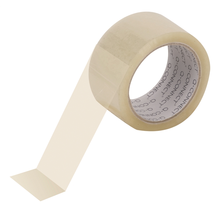 Pakkausteippi Q-CONNECT 50mmx66m kirkas