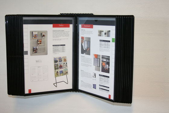 Pikahakuteline seinälle Probeco Easymount 20 taskulle musta - osta taskut erikseen