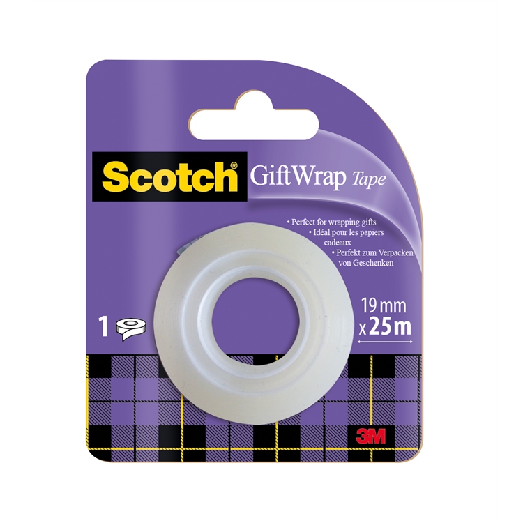Lahjateippi Scotch GV1975 19mm x 25m - upea satiininen pinta