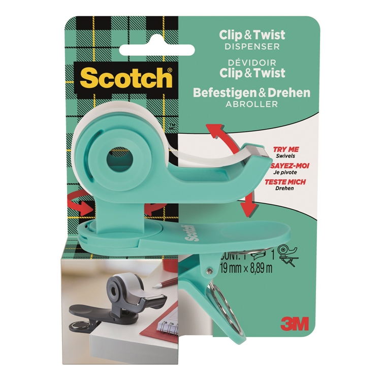 Teippiteline Scotch C19 Clip & Twist
