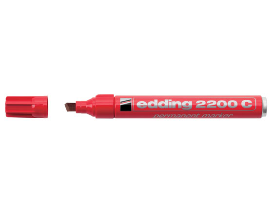 Huopakynä edding 2200C permanent 1-5 mm punainen