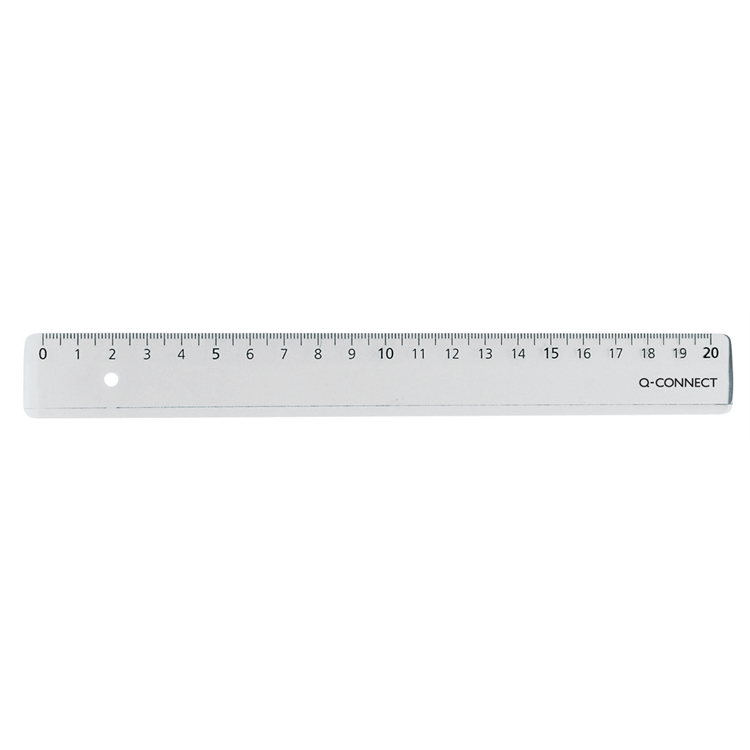 Viivain Q-CONNECT Economy 20 cm