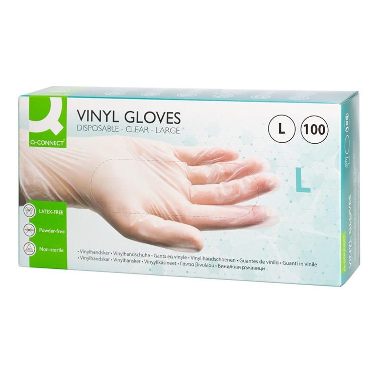 Vinyylikäsine Q-CONNECT L /100