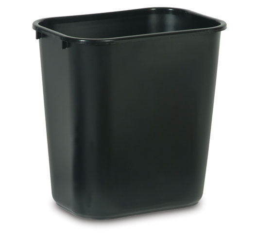 Paperikori Rubbermaid 26 L musta