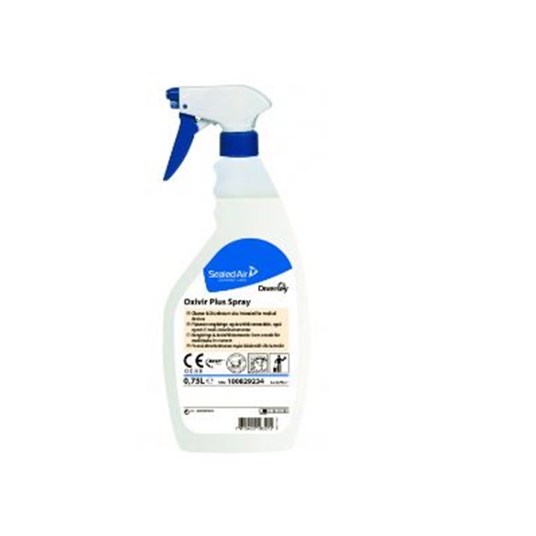 Desinfektioaine Oxivir Plus Spray 750ml käyttövalmis - lääkinnälliset laitteet, eritetahrat ym.