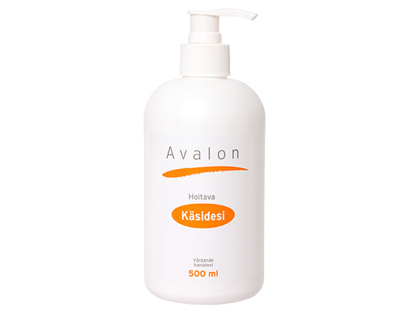 Käsidesi Avalon hoitava 500 ml - kotimainen, hajusteeton, väriaineeton