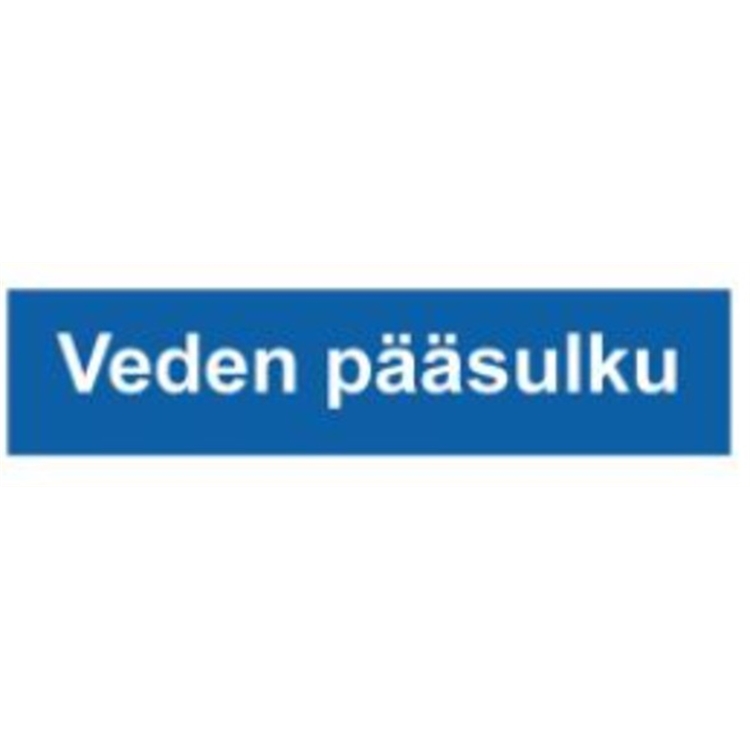 Opastekyltti päävesisulku