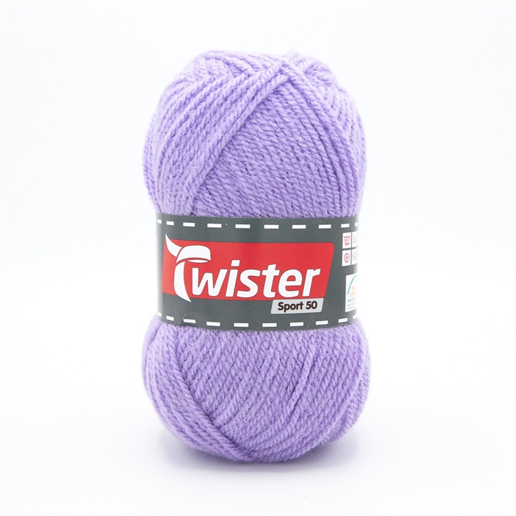 Neulelanka Twister Sport 50 50 g liila
