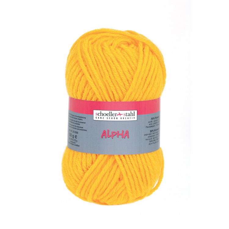 Neulelanka Schoeller + Stahl Alpha 50 g keltainen