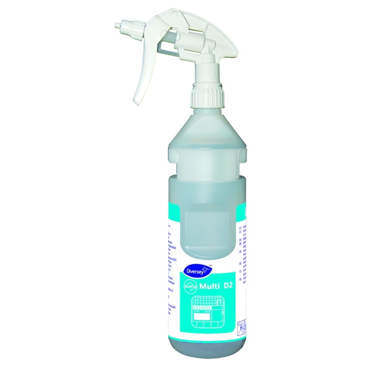 Täyttöpullo Suma Multi Total D2 750 ml - Divermite- ja DQFM annostelulaitteen kanssa