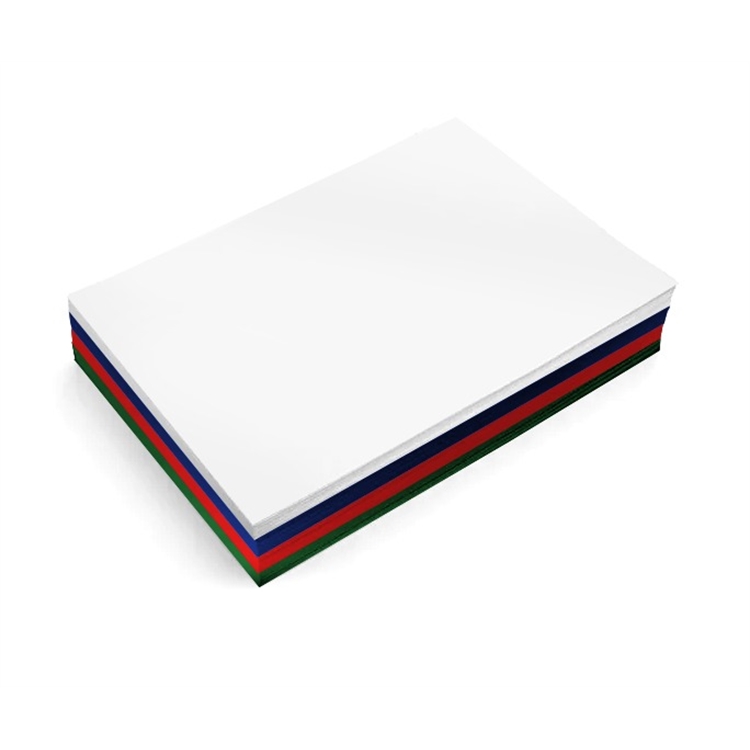 Askartelukortti värilajitelma A5/A6 taitettuna/250 - kutakin väriä 60 kpl