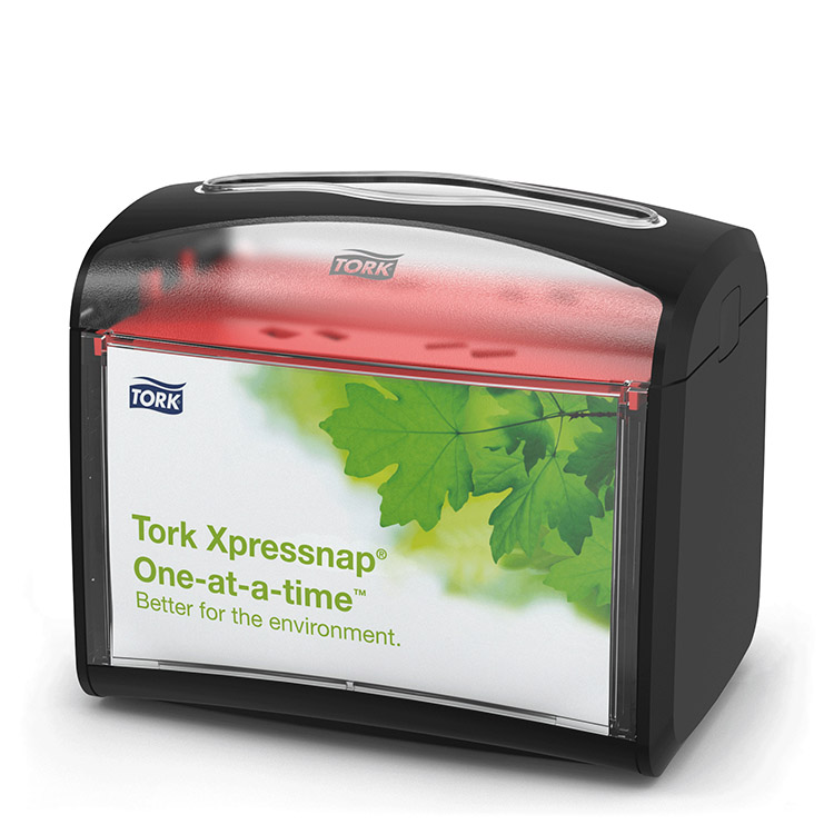 Annostelija lautasliinoille Tork Xpressnap 272611 musta N4