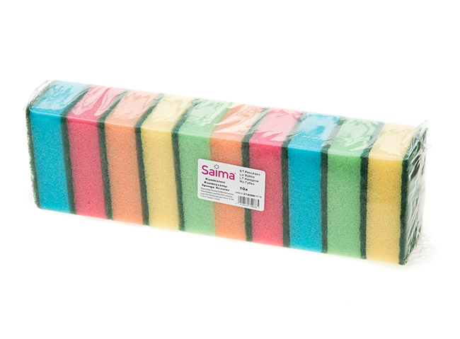 Kombisieni Saima lajitelma /10 - kaksipuolinen sieni kodin siivoukseen