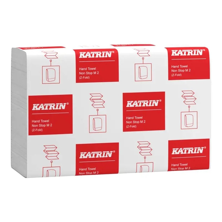 Käsipyyhe Katrin Non Stop M 2krs Z-taitto valkoinen 88690 /21 pkt - entistä imukykyisempi käsipaperi