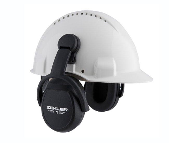 Kuulonsuojain Zekler 401H - kypäräkiinnitteinen, mukana sovite Zekler-visiirijärjestelmään