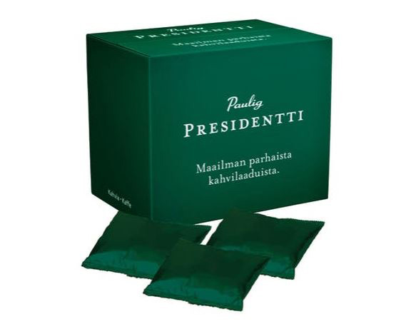 Kahvi Paulig Presidentti tumma puolikarkea jauhatus 18x300g - Rainforest Alliance -sertifioitu