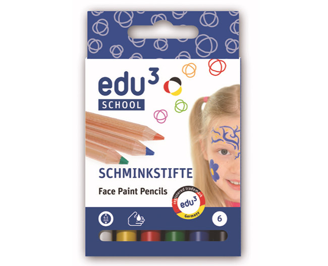 Kasvovärikynät Wennström värilajitelma /6 - dermatologisesti testatut