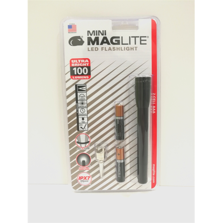 Taskulamppu Mini Maglite AAA LED - 100 lm, vesitiivis IPX7