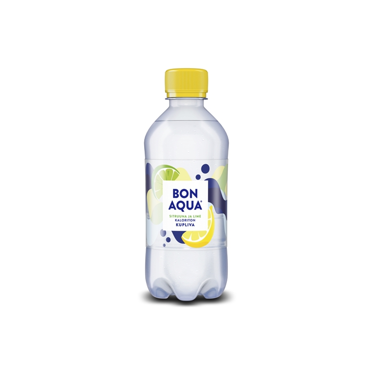 Kivennäisvesi Bonaqua Sitruuna-Lime 0,33 L (ei sis. panttia)