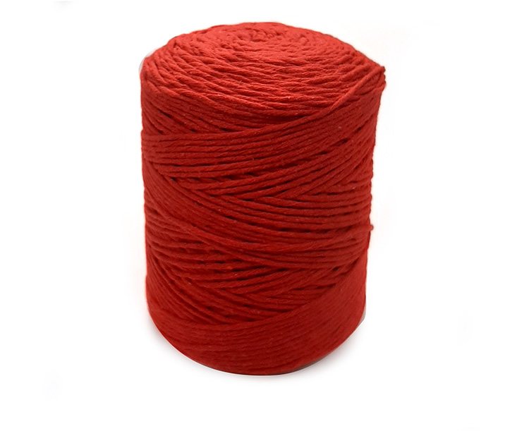 Kierrätyspuuvillalanka Minimop 700g punainen