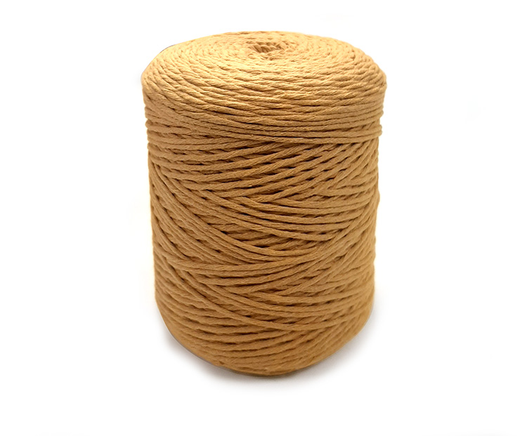 Kierrätyspuuvillalanka Minimop 700g leijonankeltainen