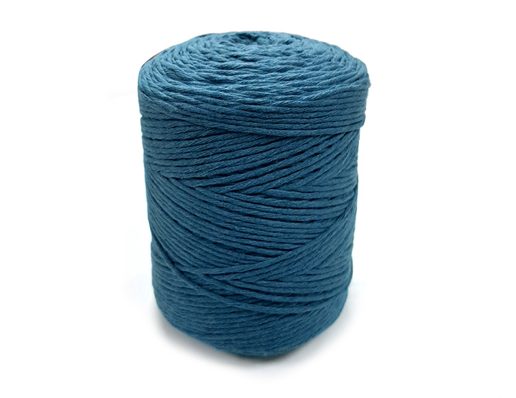 Kierrätyspuuvillalanka Minimop 700g petrooli